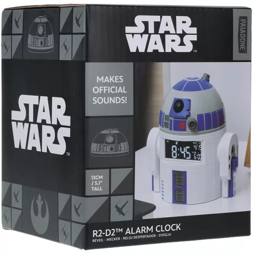 Ceas deșteptător Paladone R2D2 cu sunete Star Wars, alimentare USB - Dimensiune unitate, Multicolor