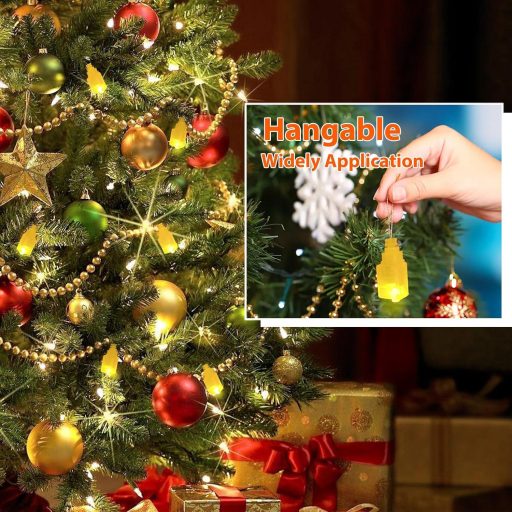 GLY075 LED Lampion Lumini 30 buc - Mini Lămpi cu Baterii Alb Cald pentru Felinare de Hârtie, Nuntă, Petreceri, Decorațiuni de Crăciun - Energiata