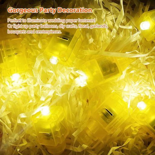 GLY075 LED Lampion Lumini 30 buc - Mini Lămpi cu Baterii Alb Cald pentru Felinare de Hârtie, Nuntă, Petreceri, Decorațiuni de Crăciun - Energiata