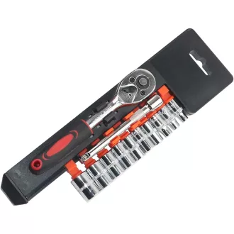   Set de chei tubulare cu clichet YEBOCIYO, 12 piese, 1/4 inch, set de scule CR-V