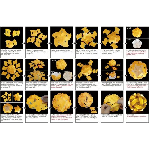 Set Felinar de Sfântul Martin DAZZTIME pentru Copii, Felinar de Hârtie Portabil pentru Carnaval, Aniversări, Nunți