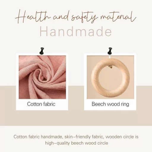 Ružový Mesiac Hrajúca Visacia Hračka na Kočík a Postieľku - OESSUF