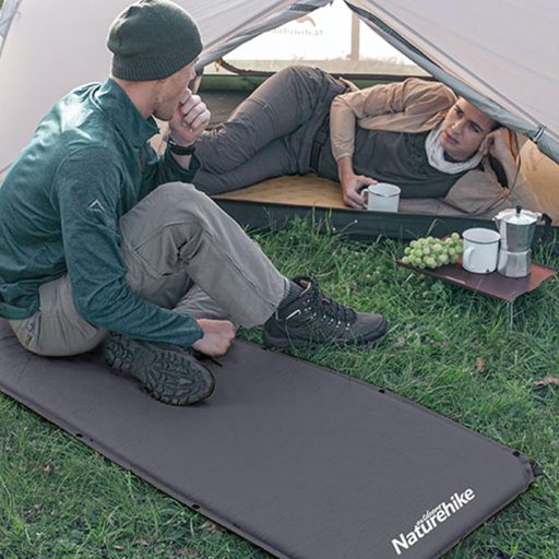 Naturehike 5cm önfelfújó kemping matrac, összekapcsolható hordozható alvópad sátorhoz és túrázáshoz