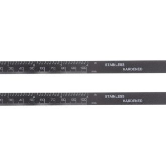   Film Szalag Digitális Tolómérőhöz, 2 darabos csomag, 4 Hüvelyk/100 mm Dupla Skála Védőfólia PC Fekete