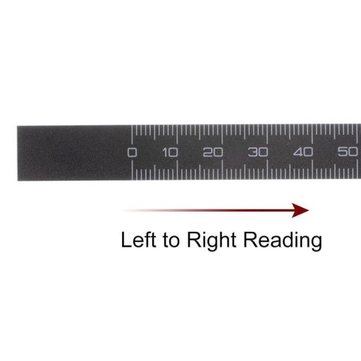 Méretvédő Fólia Digitális Tolómérőhöz, Fólia Skála 150 mm, Fekete