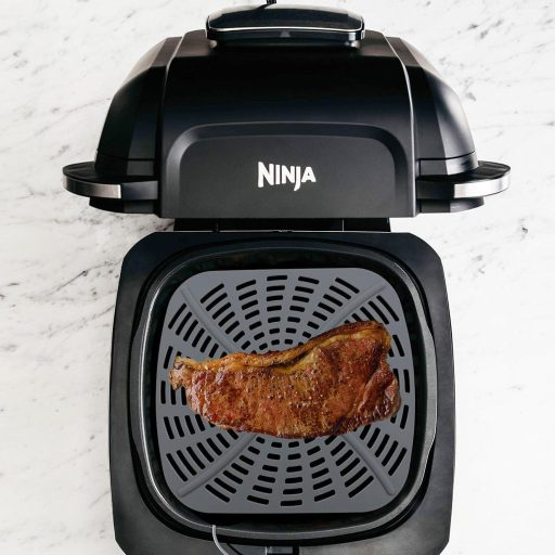 AUMUA Szilikon Forma Ninja Foodi AG301EU Légfriteuzhez, Tapadásmentes Újrahasználható Betét 21x22cm Szürke