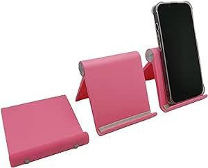 Suport de birou roz, compatibil iPad și Samsung, pentru tabletă și telefon mobil
