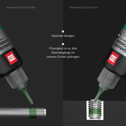 INBUS Threadlocker Erős Csavarzáró 20g Német Gyártás