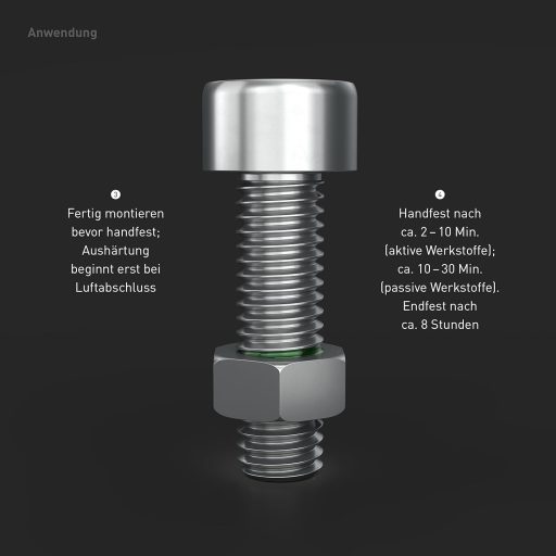 INBUS Threadlocker Erős Csavarzáró 20g Német Gyártás