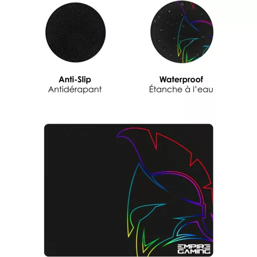 EMPIRE GAMING Armor RF800 Vezeték Nélküli Gamer Billentyűzet és Egér Szett RGB Háttérvilágítással, 4800 DPI, QWERTZ, PC/PS4/PS5/Xbox Kompati