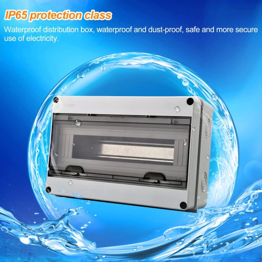 Outinhao IP65 Felületre Szerelhető Biztosítéktábla 15 Modulhoz Kültéri Használatra