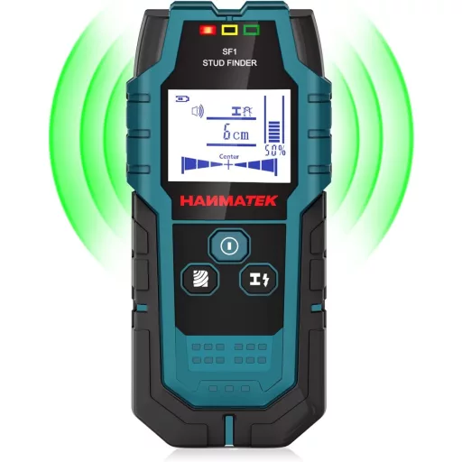 HANMATEK SF1 Kábel- és Vezetékdetektor Falszkenner Többfunkciós Keresőműszer