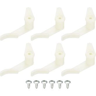   PATIKIL 6 darabos mennyezeti lámpaernyő rögzítő klip fehér ABS műanyag 3,5 mm