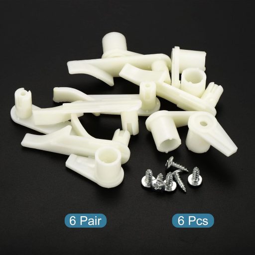 PATIKIL 6 darabos mennyezeti lámpaernyő rögzítő klip fehér ABS műanyag 3,5 mm