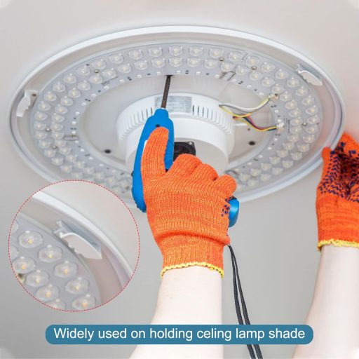 PATIKIL 6 darabos mennyezeti lámpaernyő rögzítő klip fehér ABS műanyag 3,5 mm