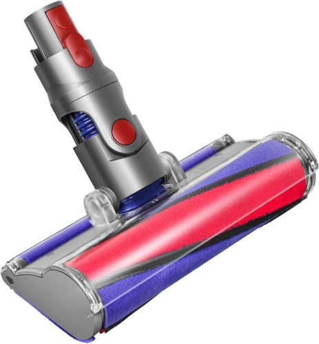 Cap de aspirator DrRobor cu role moi, pentru aspiratoare Dyson V10 V11 V15 - Accesoriu perie electrică pentru suprafețe dure.