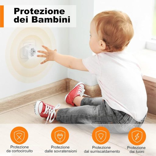 SURFOU Smart WiFi Okos Aljzat Type L, Alexa és Google Home kompatibilis, Időzítő és Fogyasztásmérő