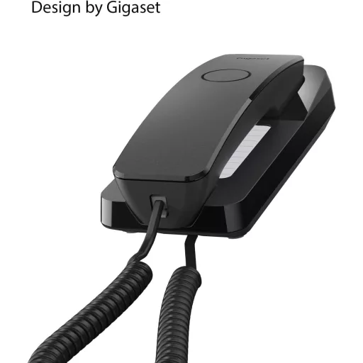 Telefon fix Gigaset Desk 200, Compact, Formare număr, Negru