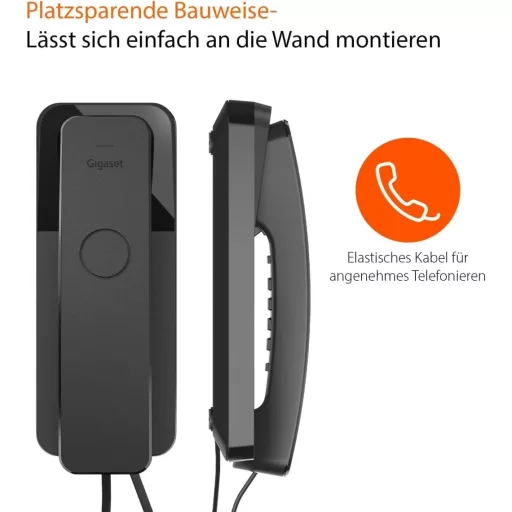 Gigaset Desk 200 Vezetékes Telefon Kompakt Tárcsázás Fekete