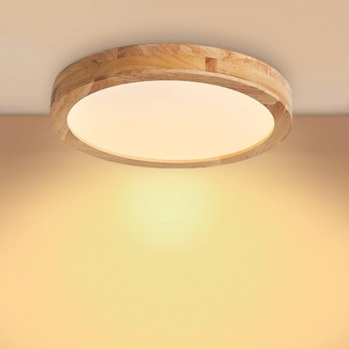 Lumină de plafon cu LED Baerolc, 40cm - 28W Alb Cald, Rotundă, pentru Living, Dormitor, Bucătărie, Cameră Copii, Hol