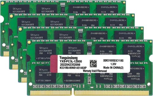 Crucial 32GB DDR3L Sada RAM pre notebook (4x8GB) 1600MHz SODIMM Rozšírenie pamäte