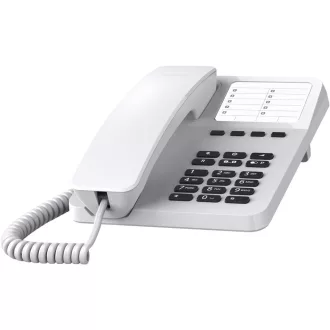   Gigaset DESK 400 vezetékes telefon fehér, hallókészülék kompatibilis