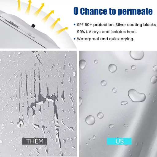 G4Free 47-80 hüvelykes UV-védelem szélálló esernyő golfozáshoz automatikus nyitás