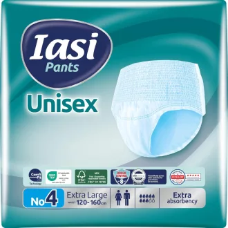   IAȘI 10 buc. Chiloți de unică folosință unisex cu grad ridicat de protecție, XL, absorbție extra - Mărimea XL (10 bucăți)
