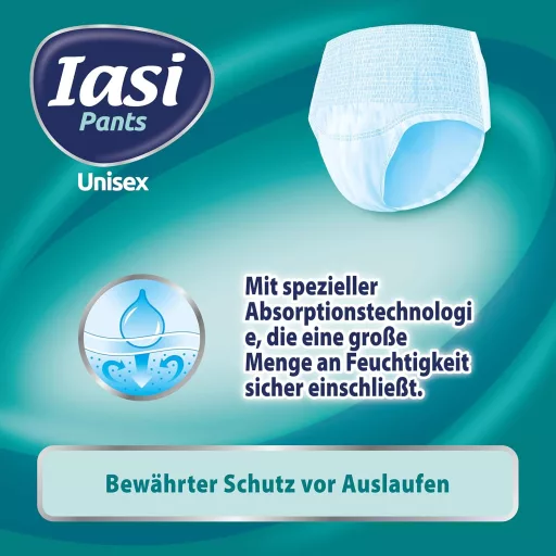 IAȘI 10 buc. Chiloți de unică folosință unisex cu grad ridicat de protecție, XL, absorbție extra - Mărimea XL (10 bucăți)