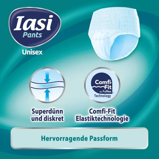 IAȘI 10 buc. Chiloți de unică folosință unisex cu grad ridicat de protecție, XL, absorbție extra - Mărimea XL (10 bucăți)