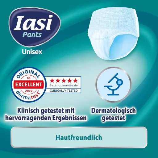 IAȘI 10 buc. Chiloți de unică folosință unisex cu grad ridicat de protecție, XL, absorbție extra - Mărimea XL (10 bucăți)