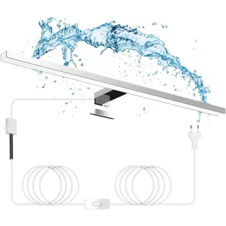   Hommie 60 cm LED kúpeľňové zrkadlo s osvetlením, 1200 lm, neutrálna biela, IP44