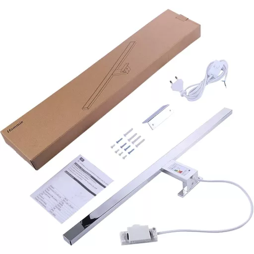 Hommie 60 cm LED kúpeľňové zrkadlo s osvetlením, 1200 lm, neutrálna biela, IP44