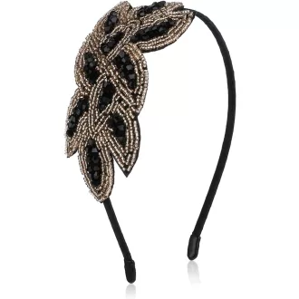   WLLHYF 1920s Fejpánt Női Fehér Kristály Flapper Fejdísz Vintage Hajékszer