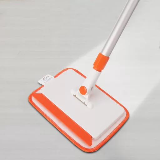 Qaestfy Falisztító és padlótisztító 122cm teleszkópos nyéllel, 4 párnával