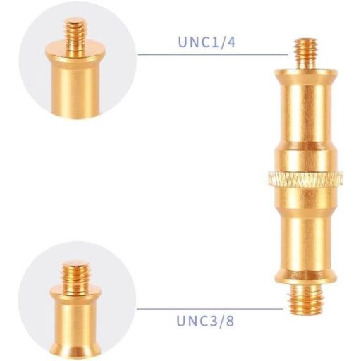 Alumínium Kamera Csavarok, Kopásálló, 2 darabos Csomag, Hosszú Réz Színű
