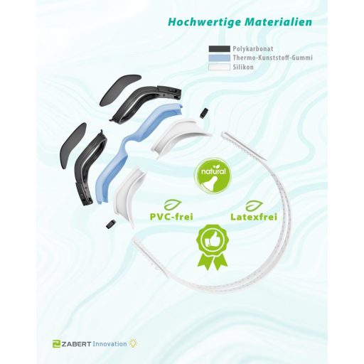 Plavecké okuliare ZABERT pre dospelých, unisex, proti zahmlievaniu, s UV ochranou, vodotesné