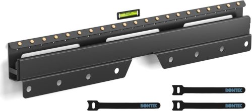 BONTEC TV Fali Tartó Fúrás Nélkül - 26-55" LED/LCD/OLED Képernyőkhöz, 50kg Teherbírás, VESA 400x400mm, Dönthető, Vékony Kivitel, Egyszerű Fe