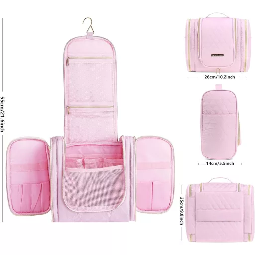 Dizdvizd nagy utazó kozmetikai táska vízálló függeszthető nőknek