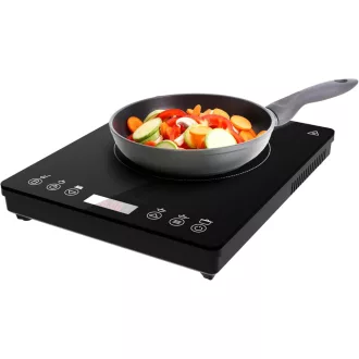   Cecotec Full Magma Slim hordozható indukciós főzőlap 2000W, 8 fokozat, üveg felület, érintőkijelző