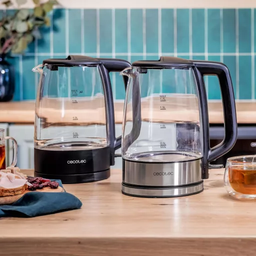 Elektrická kanvica Cecotec ThermoSense 340 s objemom 1,7 l z borosilikátového skla