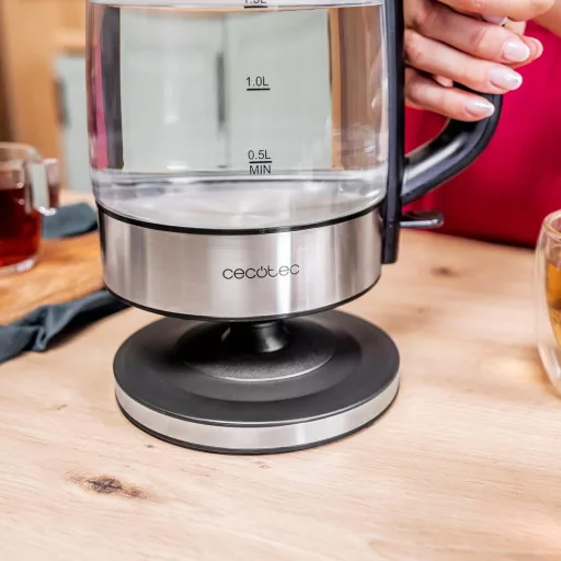 Elektrická kanvica Cecotec ThermoSense 340 s objemom 1,7 l z borosilikátového skla