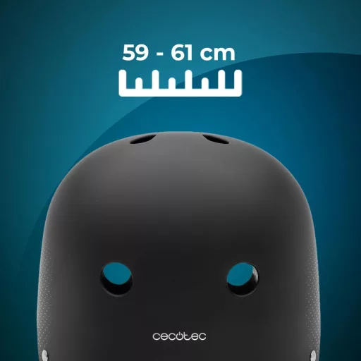 Cecotec BrainGuard Urban és Sprinter kerékpár sisak S-M L-XL méret e-roller - L, Black, City