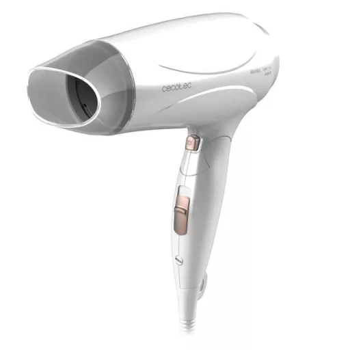 Cecotec Ionicare Travelwhite 2400W Összecsukható Hajszárító Ionizáló Funkcióval - White, 2400 W