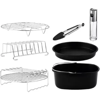   Cecotec Olajmentes Fritőz Kiegészítő Szett 5-6,5L - 8 Darab Antilengő Mosogatógépben Mosható