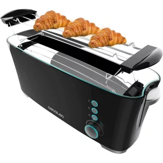   Cecotec Toast&Taste Extra B 1000W dupla hosszú részes kenyérpirító XL nyílással
