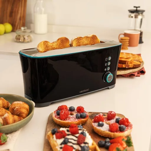 Cecotec Toast&Taste Extra B 1000W dupla hosszú részes kenyérpirító XL nyílással