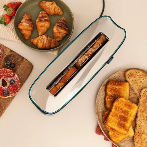 Cecotec Toast&Taste Extra B 1000W dupla hosszú részes kenyérpirító XL nyílással