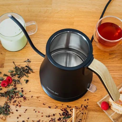 Cecotec Thermosense 500 Swan 1L Elektromos Vízforraló 1200W Gyors Felmelegítés