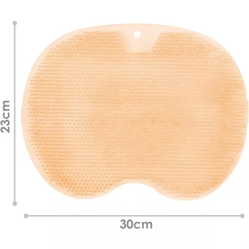 CHUANGOU Kefka na nohy do sprchy, 3-dielna sada – podložka na masáž nôh na peeling, zlepšenie krvného obehu, odstránenie odumretej kože